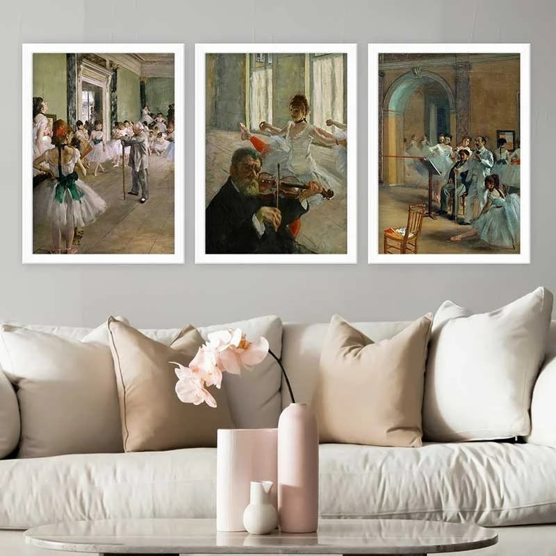 Pikturë dekorative me kornizë (3 copë), Wallity, 3BC_UN1914103_3545