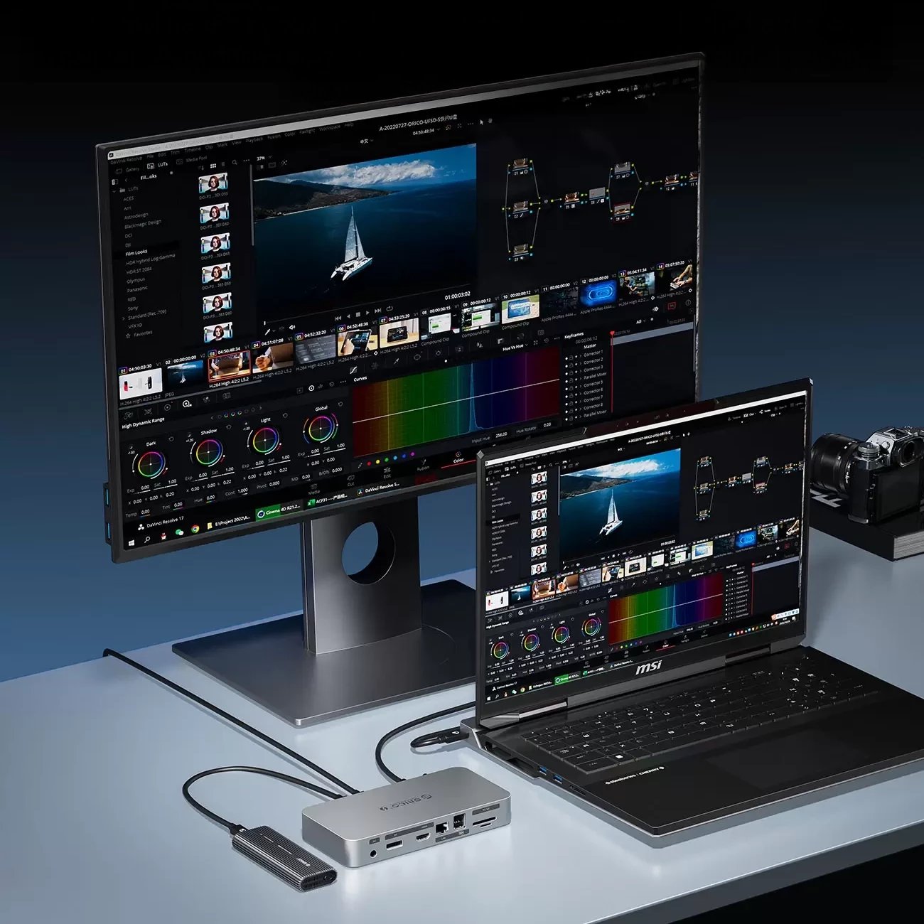 Kabllo USB-C në USB-C, Orico TBZ5-20-BK, Thunderbolt 5/USB4 80Gbps, PD 240W, 2m, DisplayPort 2.1, e zezë