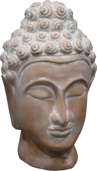 Dekor tavoline buddha Rolia Inart terrakote gri 16x16x28cm