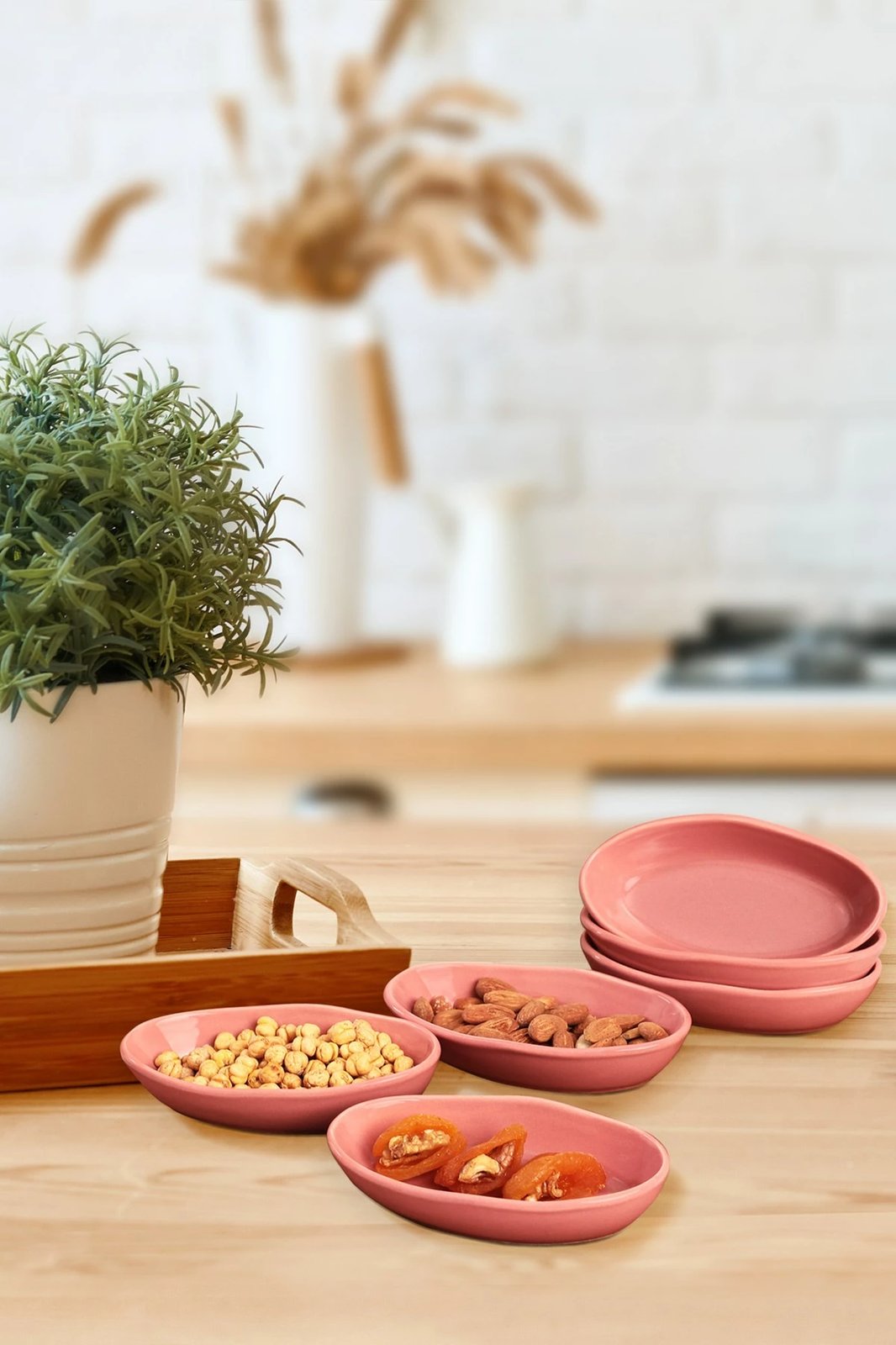 Set tasash për salca, qeramike, shumëngjyrëshe, 6 copë, Hermia Concept, 14cm Set tasash për salca, qeramike, shumëngjyrëshe, 6 copë, Hermia Concept, 14cm