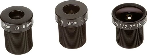 Lente Axis M12 megapiksel 6-pack, e zezë, për AXIS M3014 M3113-R M3114-R P39-R, me kabllo