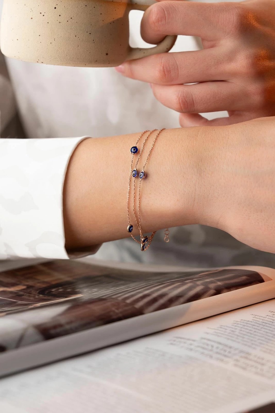 Byzylyk argjendi, Jumeon, NRZ1000338, ngjyrë rozë dhe kaltër