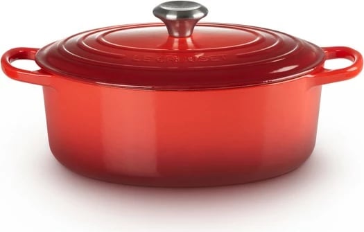 Tenxhere Le Creuset 21178290602430, 4.7L, ovale, gize, cherry red