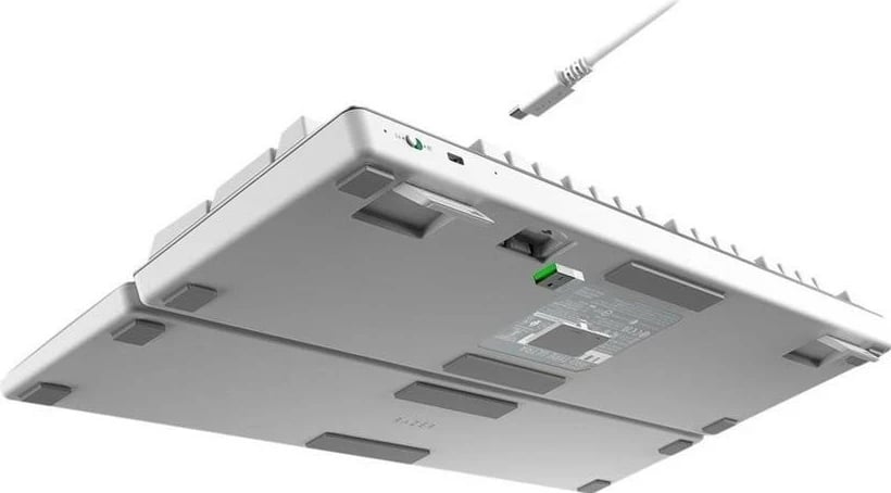 Tastierë Razer Pro Type Ultra, me butona mekanikë dhe ngjyrë të bardhë
