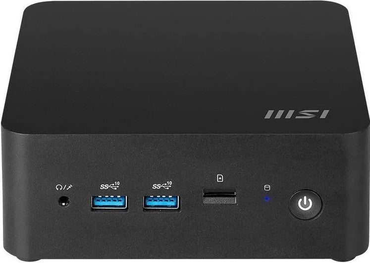 Kompjuter mini, MSI Cubi NUC 1MG-263EU, Intel Core 5 120U, 16GB RAM, 512GB SSD, Windows 11 Pro, Wi‑Fi/BT, Thunderbolt 4, zi