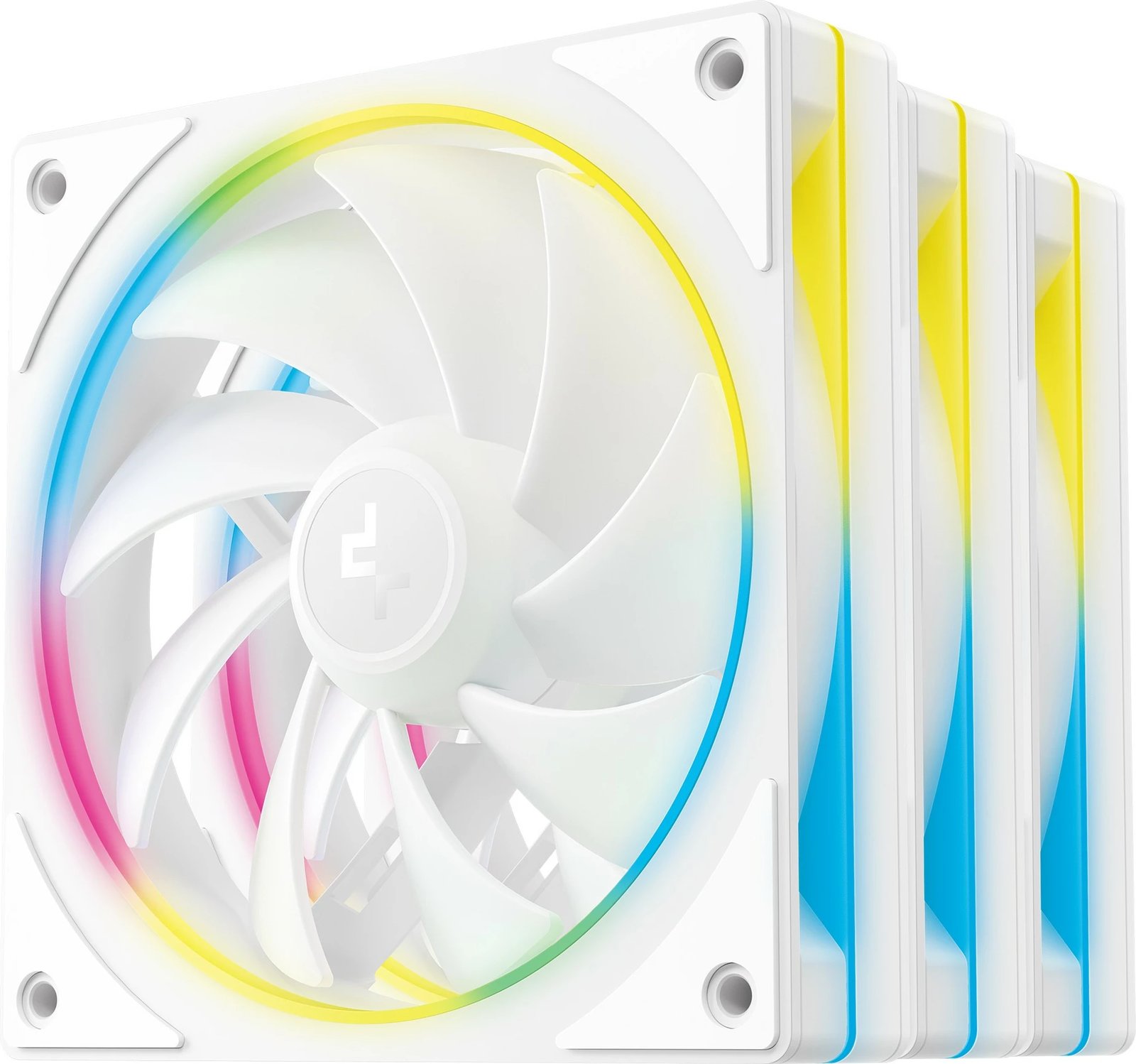 Ventilatorë Deepcool FL12 SE 3IN1 120mm, LED, të bardhë