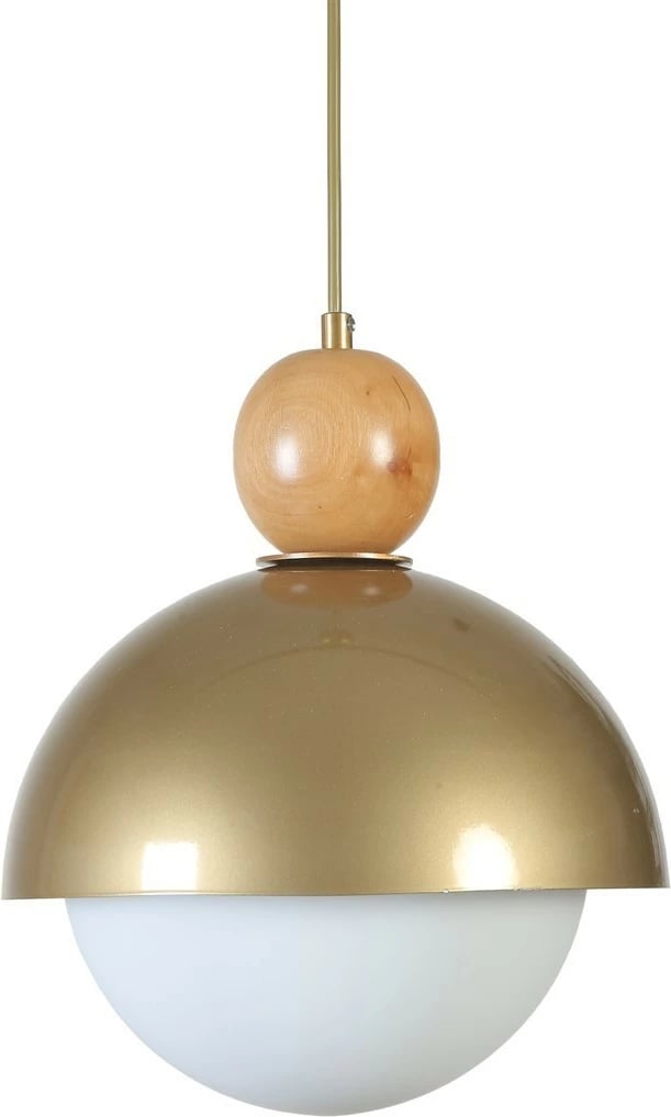 Llambë tavani Opviq, retro, 3 gota të bardha, ngjyrë ari