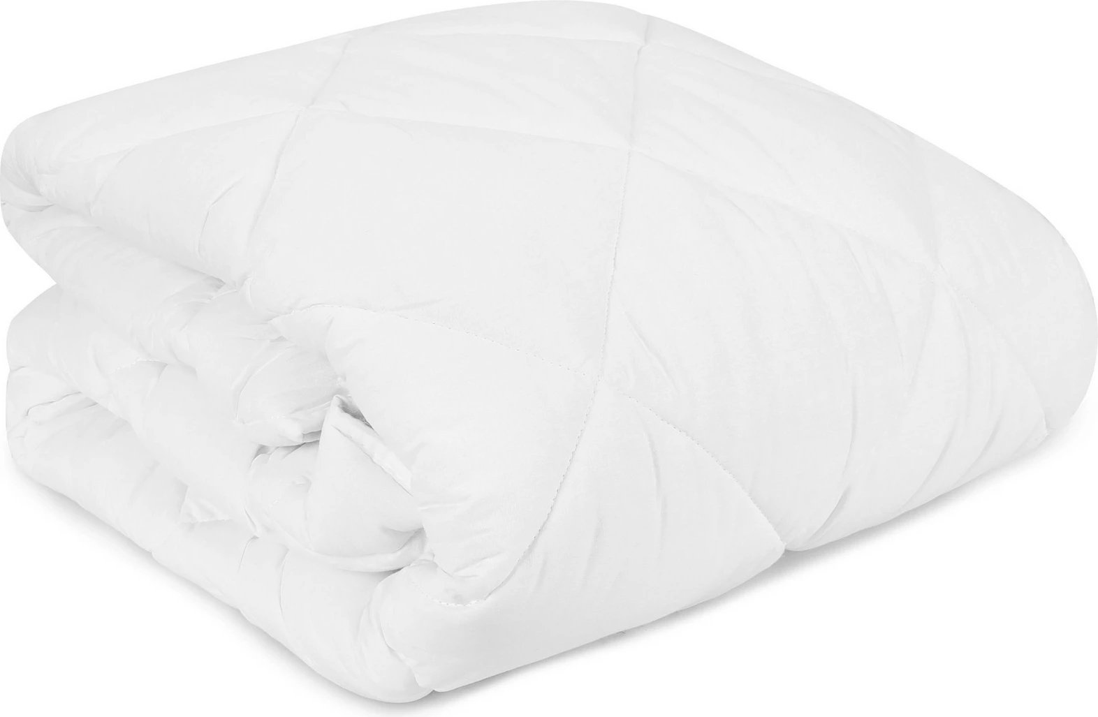 Jorgan King, pambuk 100%, ngjyrë e bardhë, 240x220cm