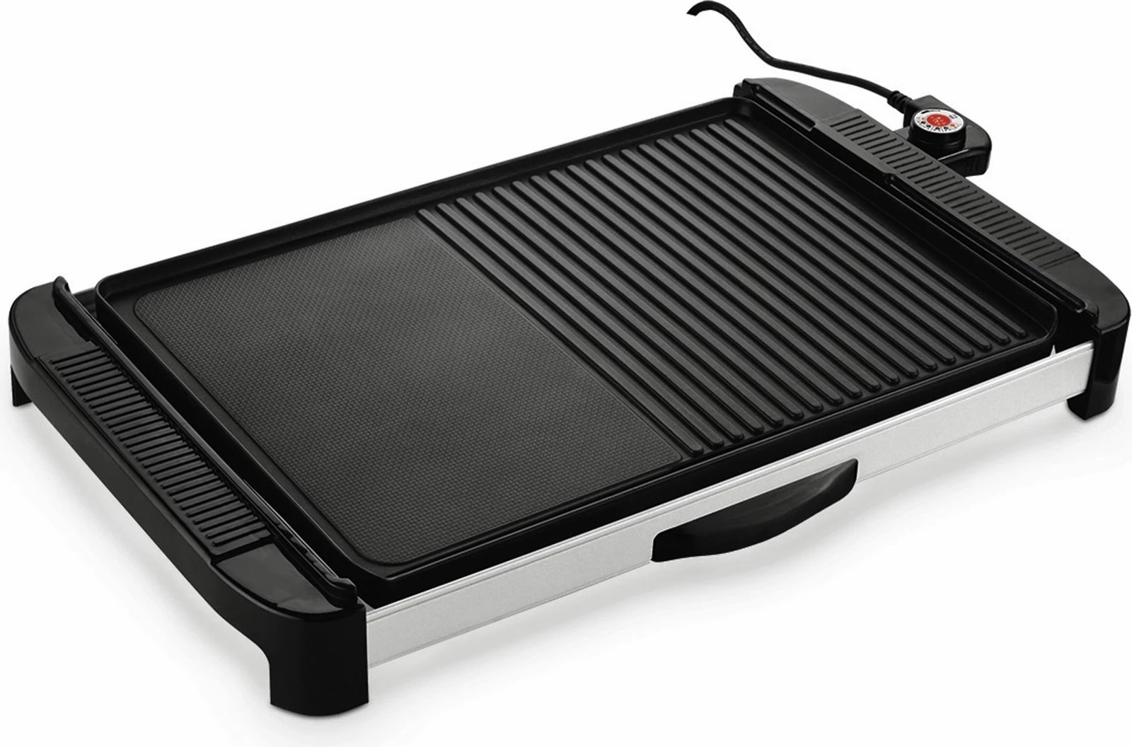 Grill elektrik Elit BQ-18 1800W, sipërfaqe XL 48×31.5 cm, dy pllaka, sipërfaqe jo-ngjitëse, rregullim automatik temperature