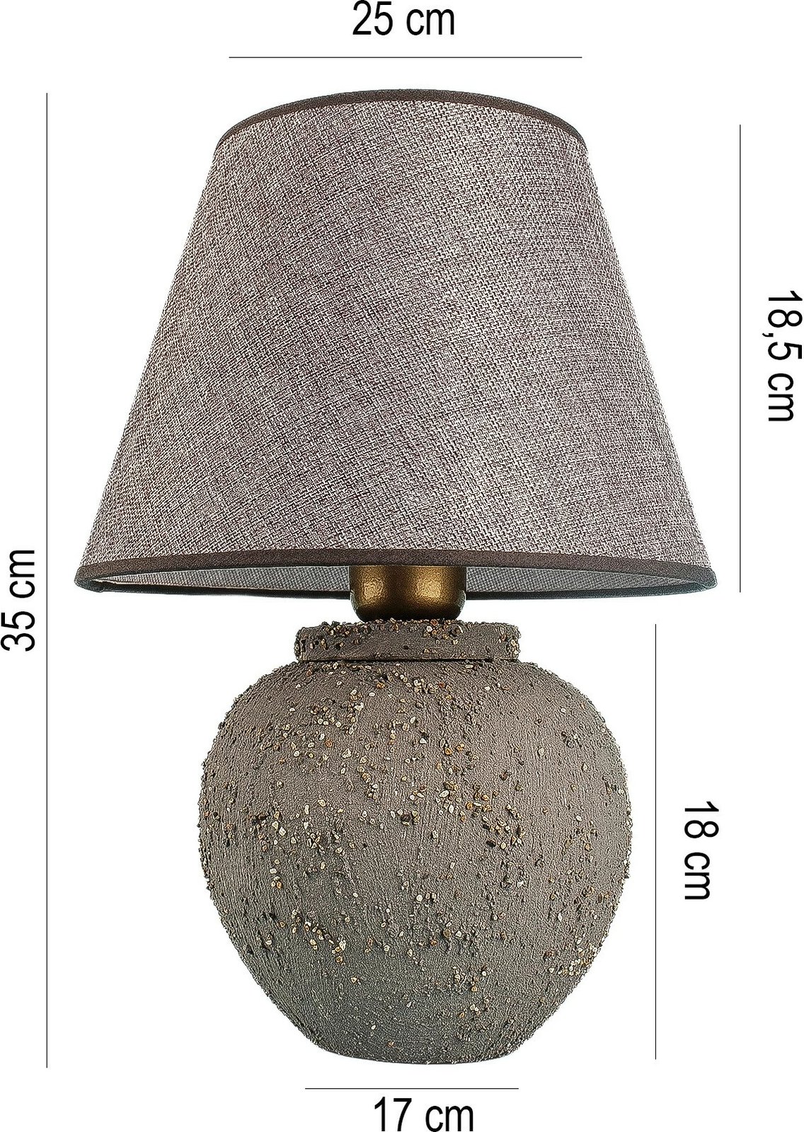 Llambë tavoline Opviq, gri, YL735