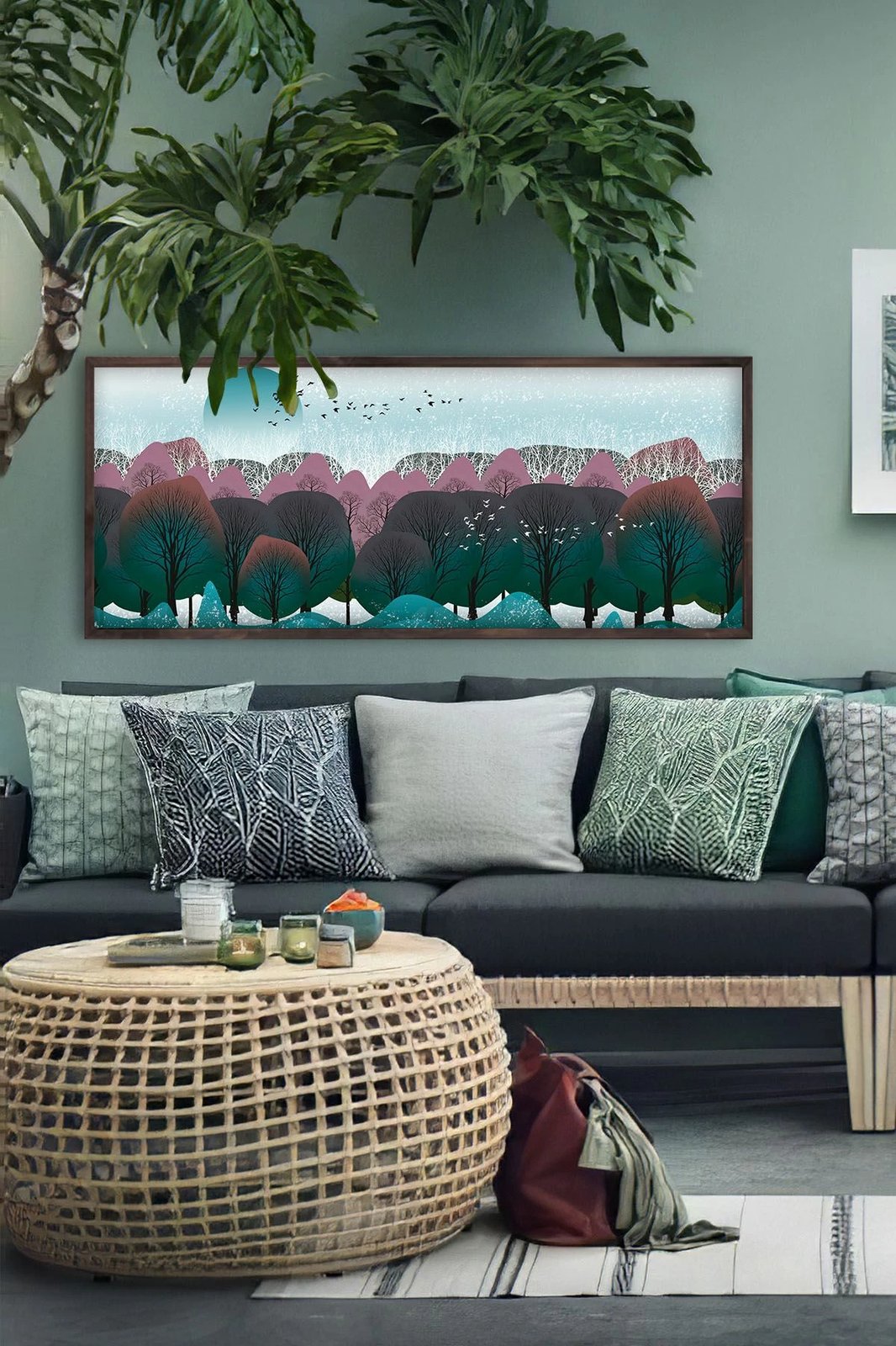 Pikturë dekorative me kornizë, MDF, Wallity, Artsmdfyty50-12050