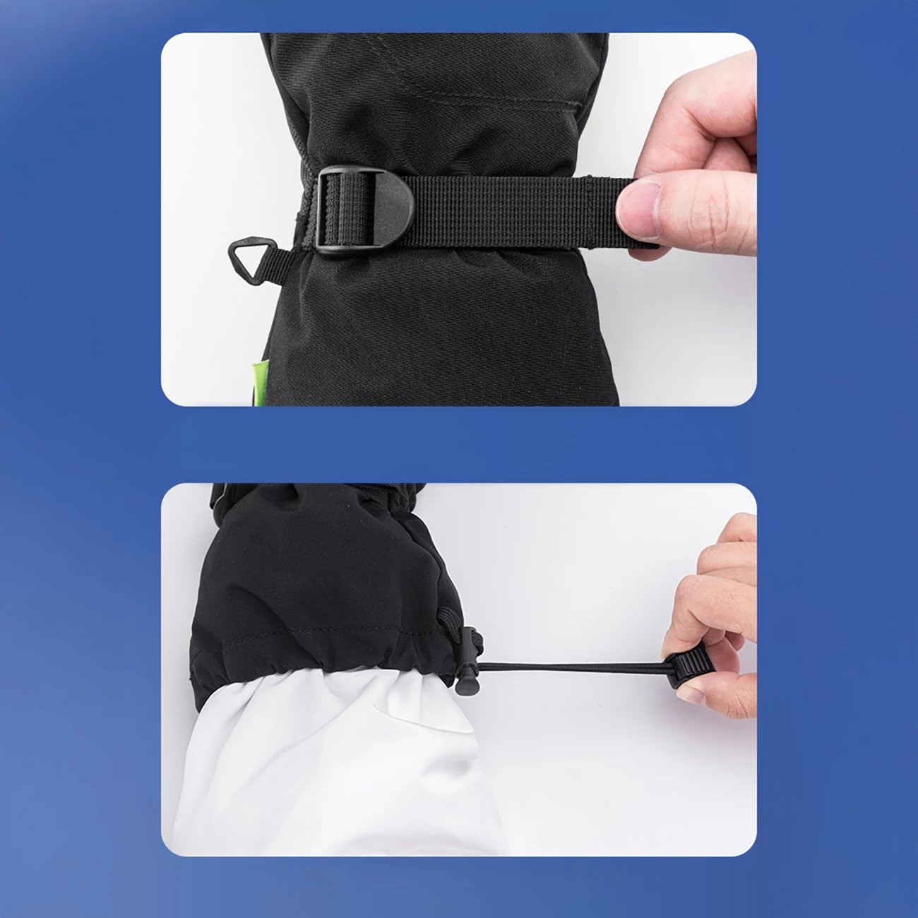 Doreza ski Qunature Finger Style, M, e zezë