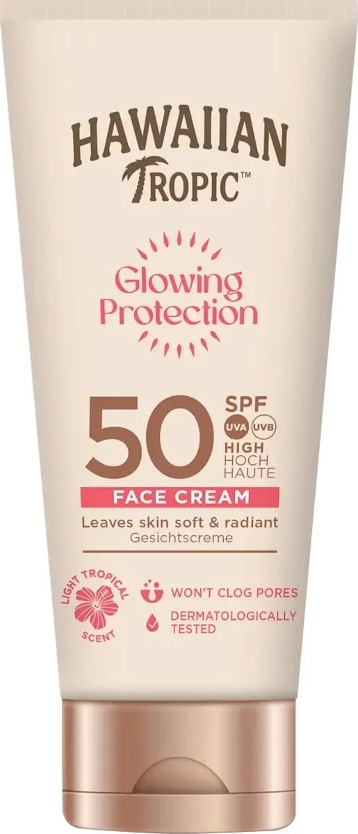 Krem fytyre me SPF Hawaiian Tropic Glowing Protection unisex 50ml