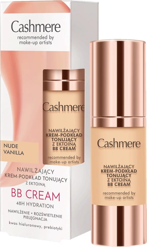 Fondatinë për femra Cashmere Moisturizing Toning me Ectoin Nude Vanilla 30ml