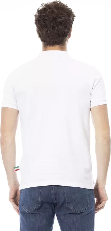 Maicë polo për meshkuj Baldinini Trend, e bardhë