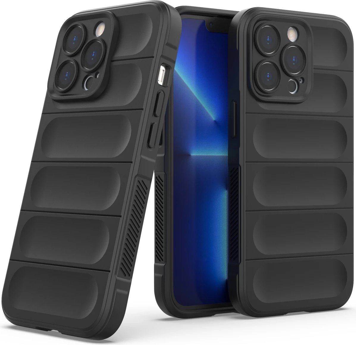 Mbështjellës Hurtel Magic Shield Case për iPhone 13 Pro, TPU, i zi Mbështjellës Hurtel Magic Shield Case për iPhone 13 Pro, TPU, i zi