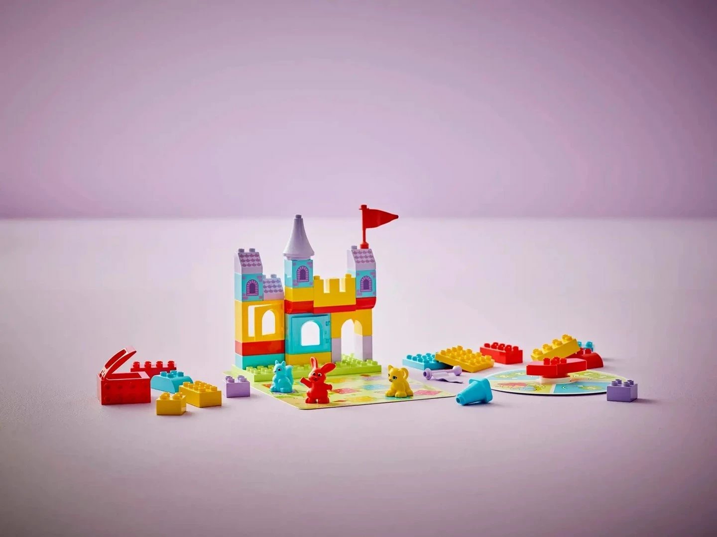 Set lodrash LEGO DUPLO Hopsy's Castle Game, 47 pjesë, shumëngjyrëshe Set lodrash LEGO DUPLO Hopsy's Castle Game, 47 pjesë, shumëngjyrëshe