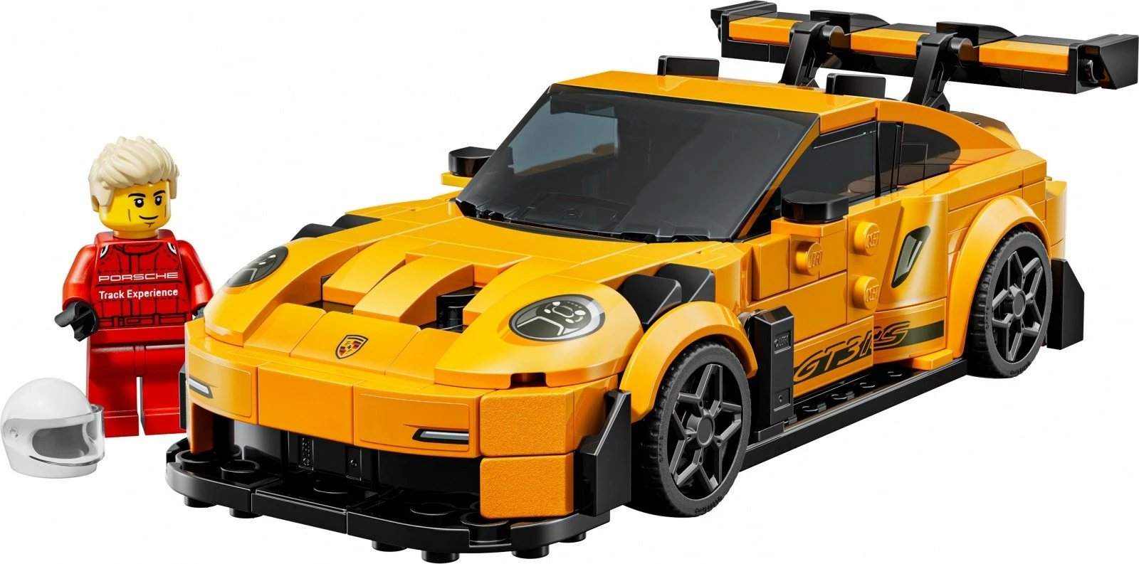 Set ndërtimi LEGO Speed Champions Porsche 911 GT3 RS, 348 pjesë, e verdhë
