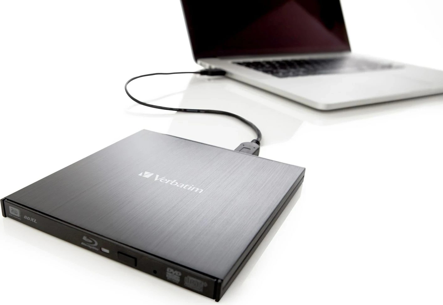 Disk Verbatim External Slimline Blu-Ray RW, e zezë
