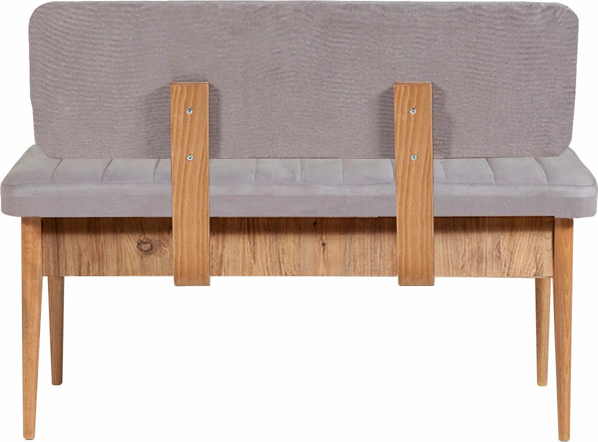 Set tavolinë me karrige për ngrënie, i zgjatshëm, 5 pjesë, Hanah Home, Vina Atlantic Soho gri