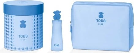 Eau de Toilette për fëmijë TOUS Kids Boy, 100ml me neceser, blu