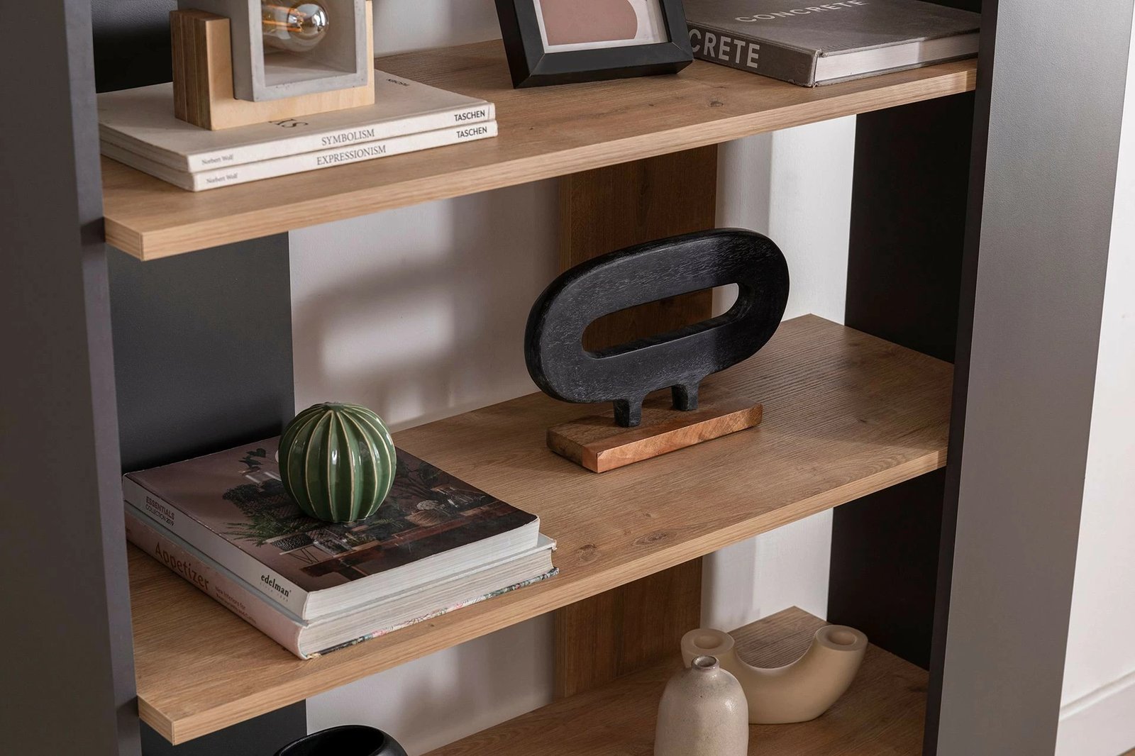 Raft librash Hanah Home, Viper, ngjyrë safir dhe antracit