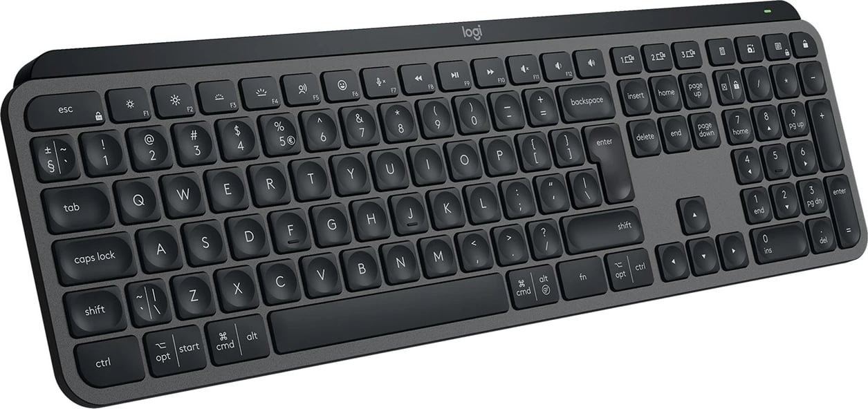 Tastierë Logitech Master MX Keys S, wireless, US International, grafit