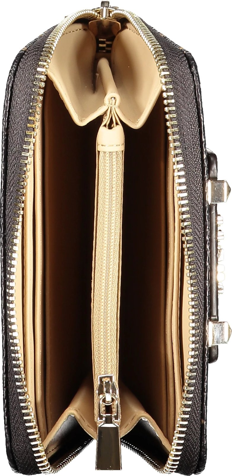 Portofol GUESS JEANS SILIA SLG për femra, kafe