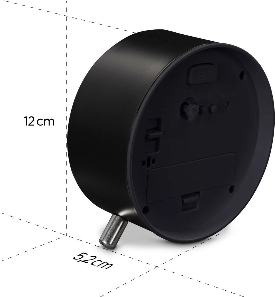 Orë alarmi Hama 222226, analoge, e zezë