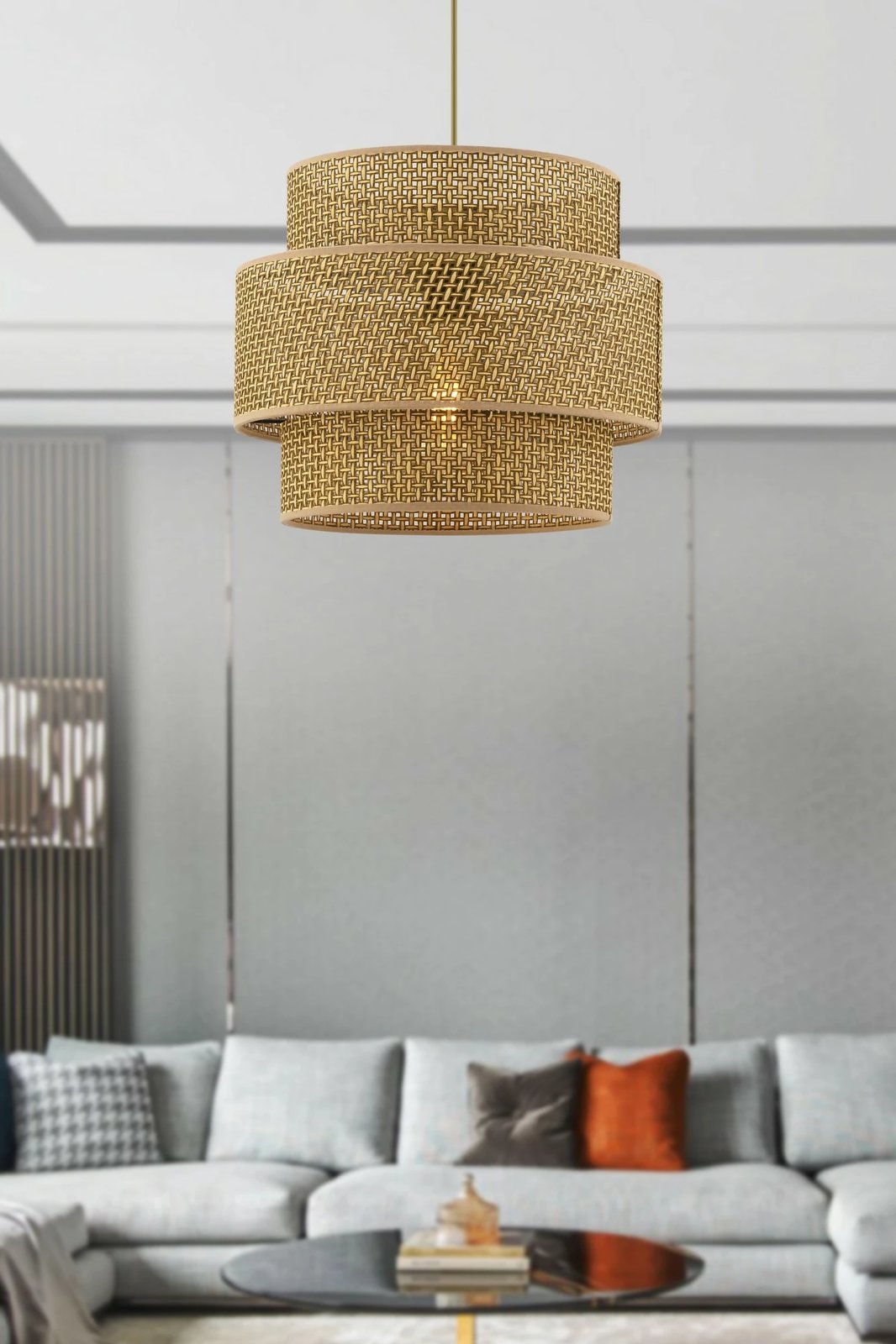 Llambë tavani Opviq, Cascade, bezhë