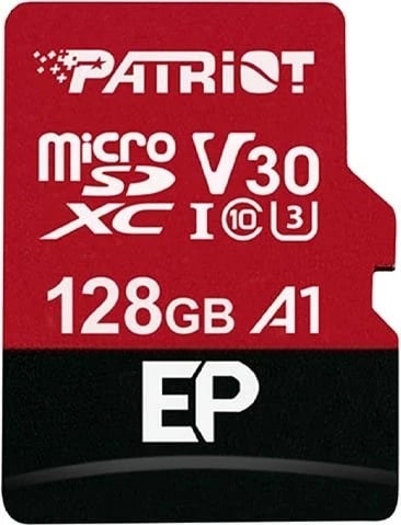 Kartë memorie Patriot Memory, 128GB, e zezë 