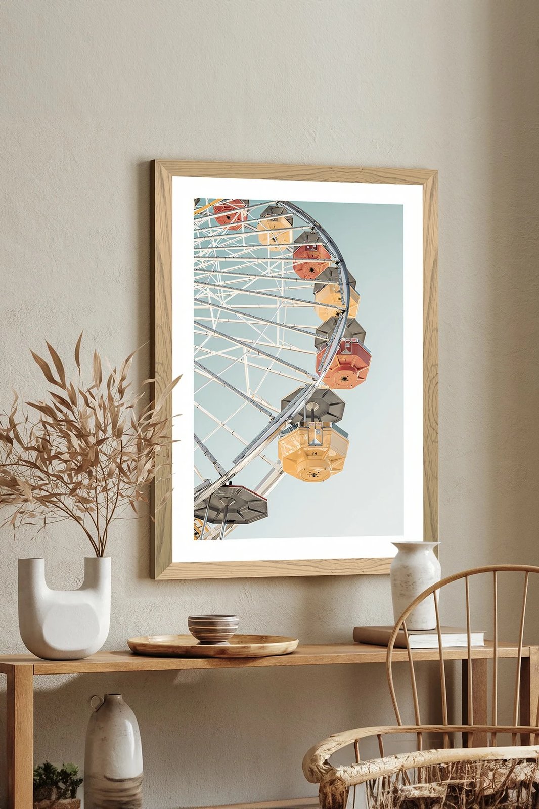 Pikturë dekorative, shumëngjyrëshe, Wallity, Tekhammdf143, 33x48cm