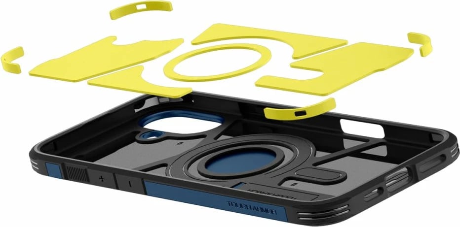 Mbështjellës Spigen Tough Armor Mag për iPhone 16, MagSafe, Blu