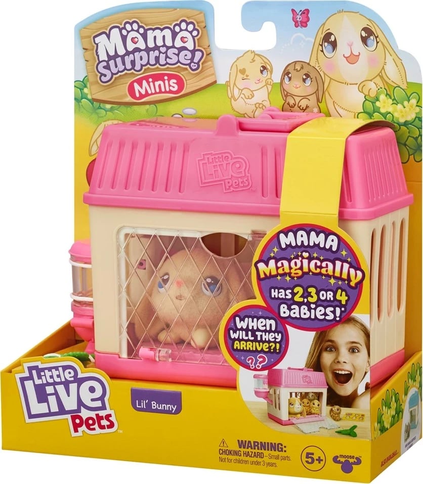 Set lodrash Moose Toys Little Live Pets MS26511, shumëngjyrësh