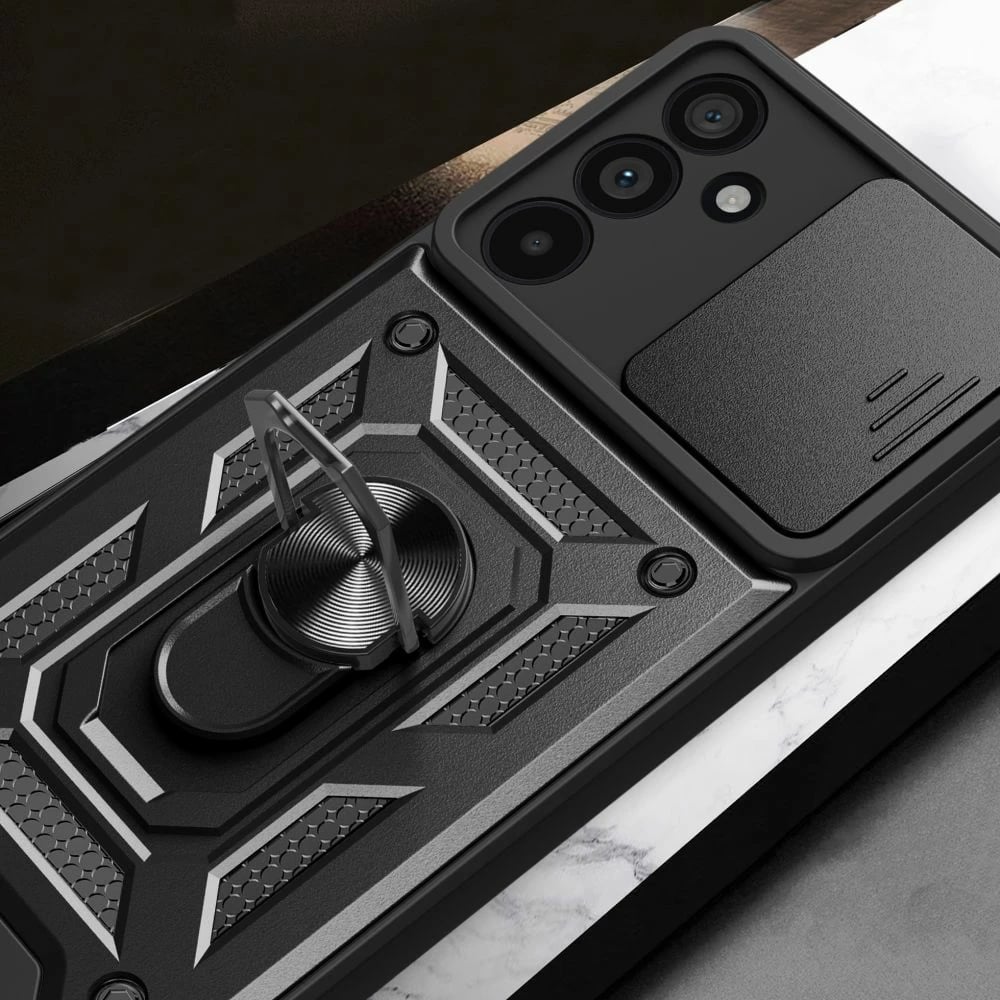 Mbështjellës Tech-Protect CamShield Pro për Samsung Galaxy M55 5G, i zi