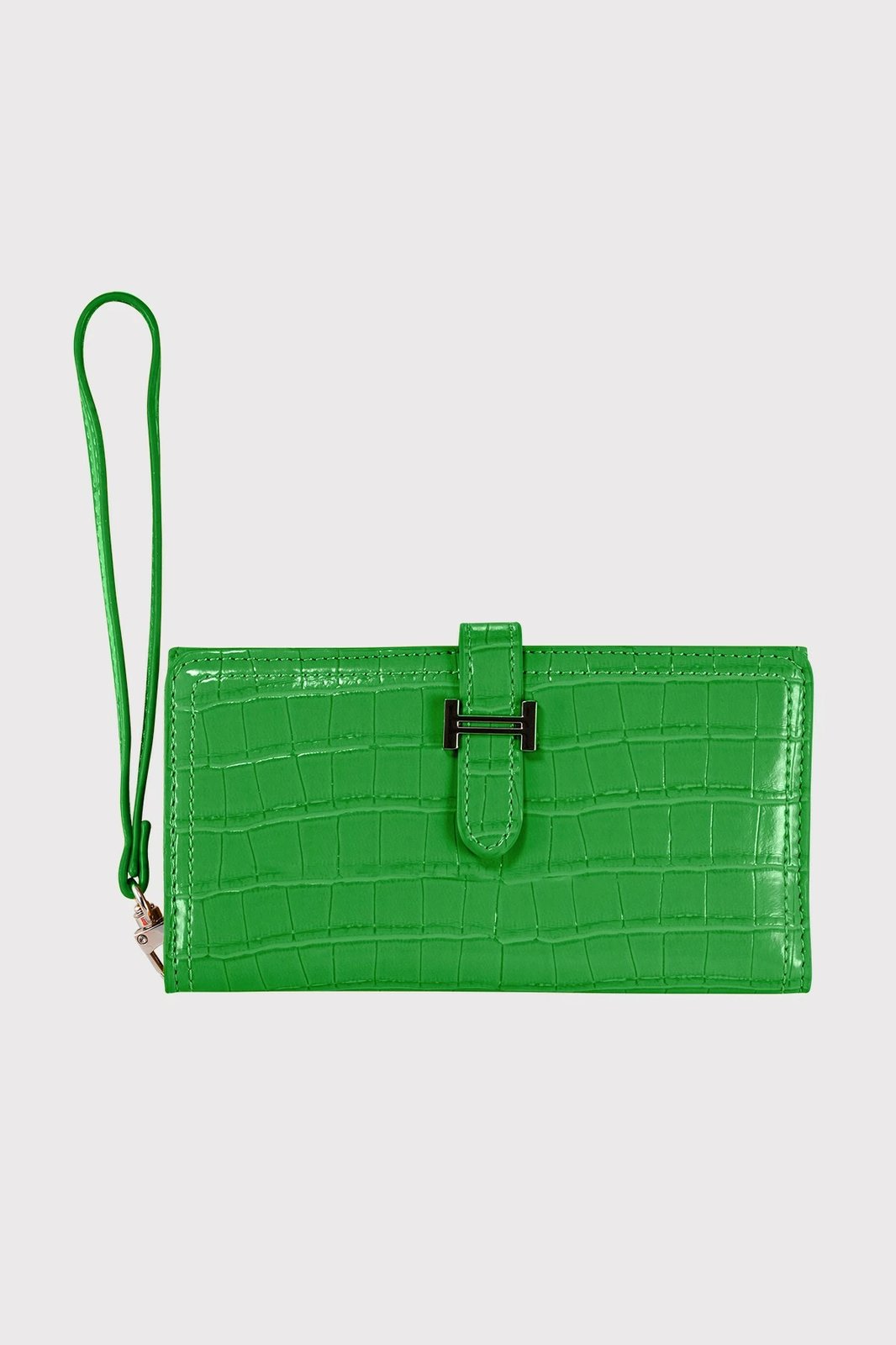 Portofol grash, ngjyrë jeshile, Zoozie Bags Astana - Croco