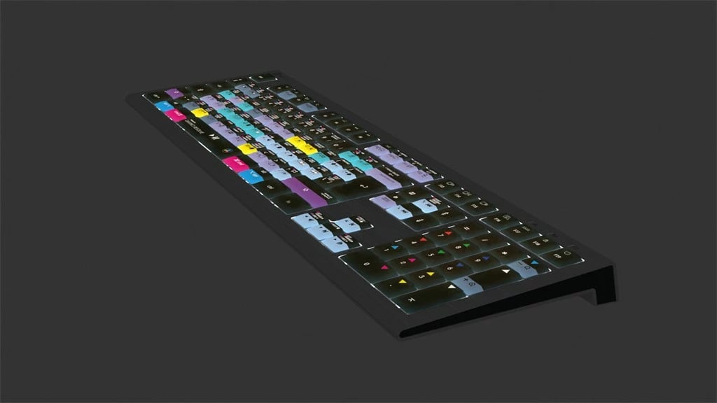 Tastierë LogicKeyboard Astra 2 Davinci Resolve UK Mac