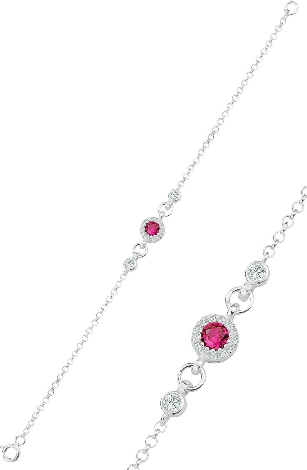 Byzylyk argjendi Jumeon, ngjyrë e kuqe, SGTL12321