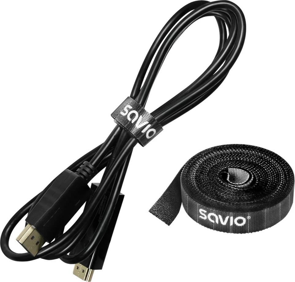 Organizues kabllosh Savio OC-05, shirit Velcro 3m, i zi