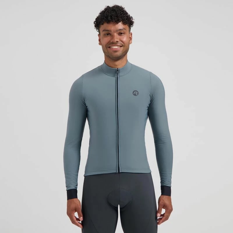 Fanellë me mëngë të gjata për çiklizëm Rogelli, meshkuj, gri