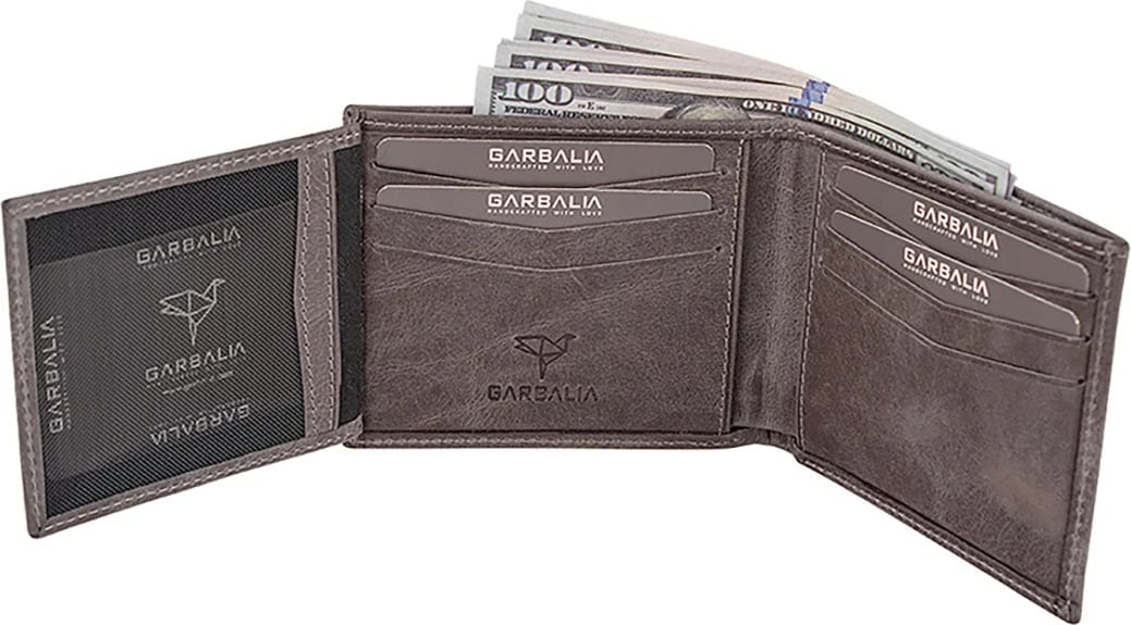 Portofol për burra, ngjyrë gri, Zoozie Bags Altadena