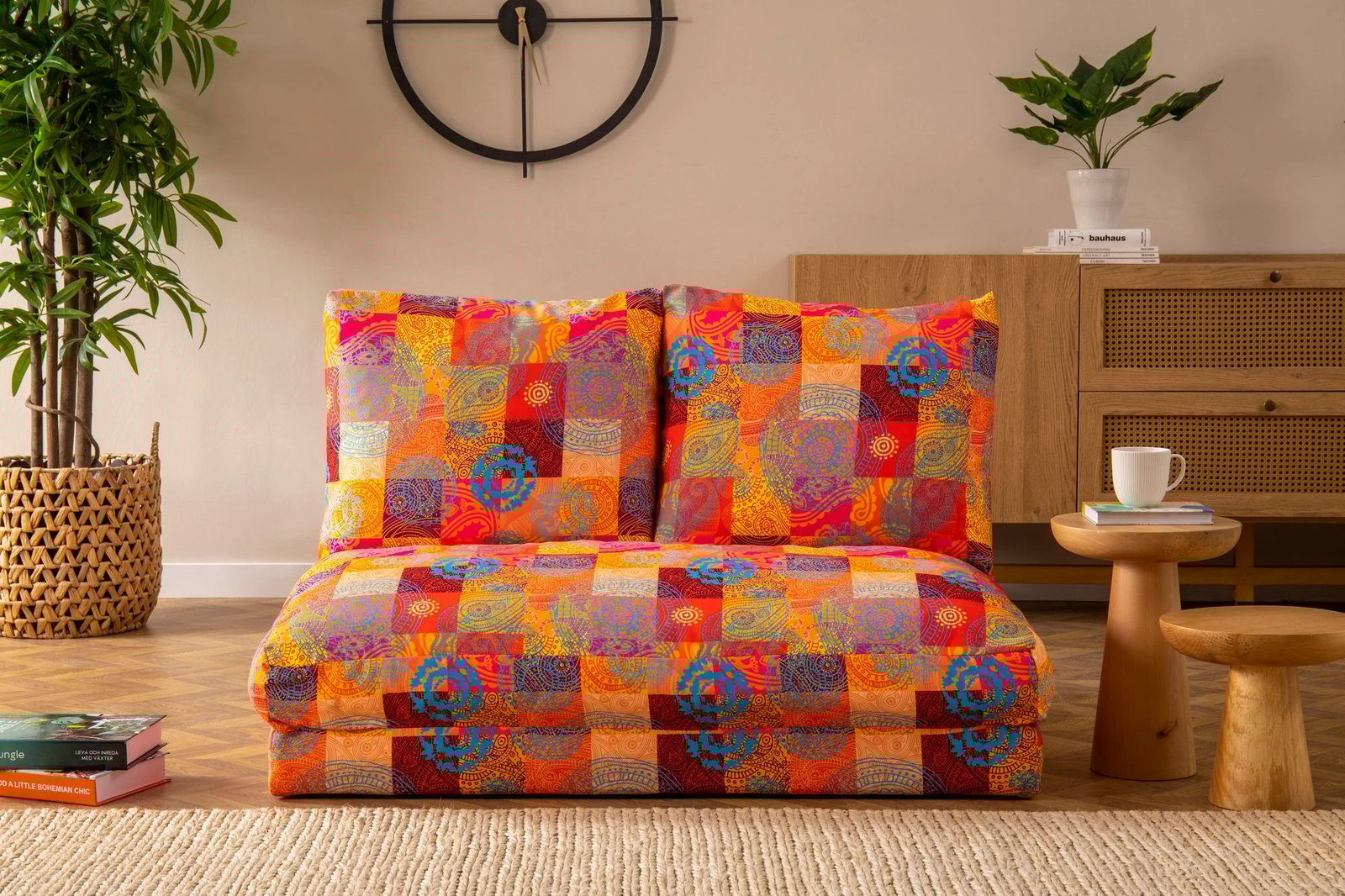 Divan-krevat 2 vendësh, patchwork, Taida Atelier del Sofa