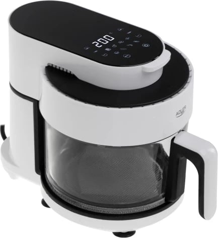 friteze ajri Adler AD 6316 3L halogjen 80–200°C 8 programe LED touch 1400W, e bardhë