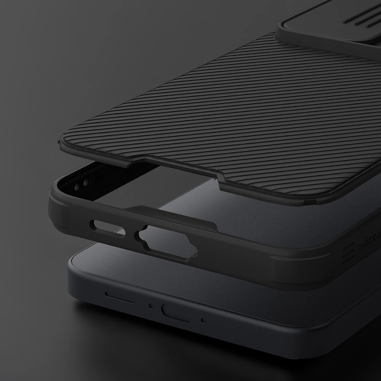 Mbështjellës Nillkin CamShield Pro për Samsung Galaxy S24 FE, i zi Mbështjellës Nillkin CamShield Pro për Samsung Galaxy S24 FE, i zi