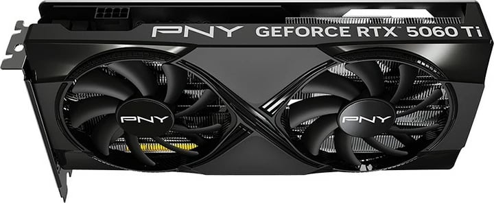 Kartelë grafike PNY GeForce RTX 5060 Ti, 8GB GDDR7, Dual Fan, e zezë