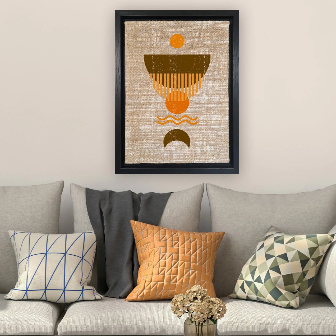 Pikturë dekorative në kanavacë, shumëngjyrëshe, LSJ11803389440, 36x46cm