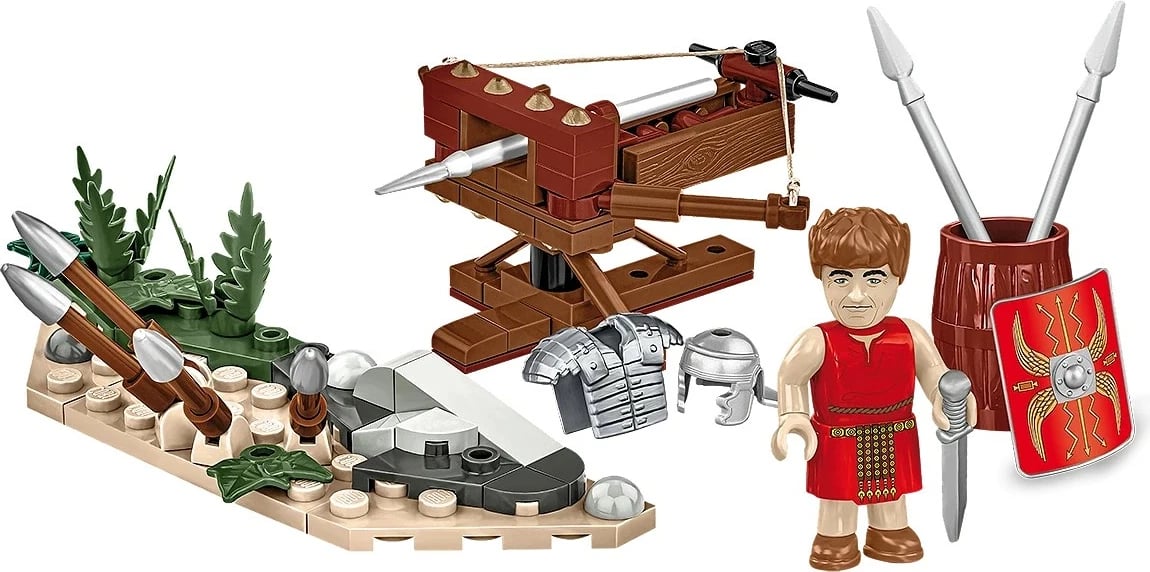 Set blloqe ndërtimi, COBI, Roman Scorpio COBI-20079, 113 pjesë, me figurë legjionari, seria Imperium Romanum