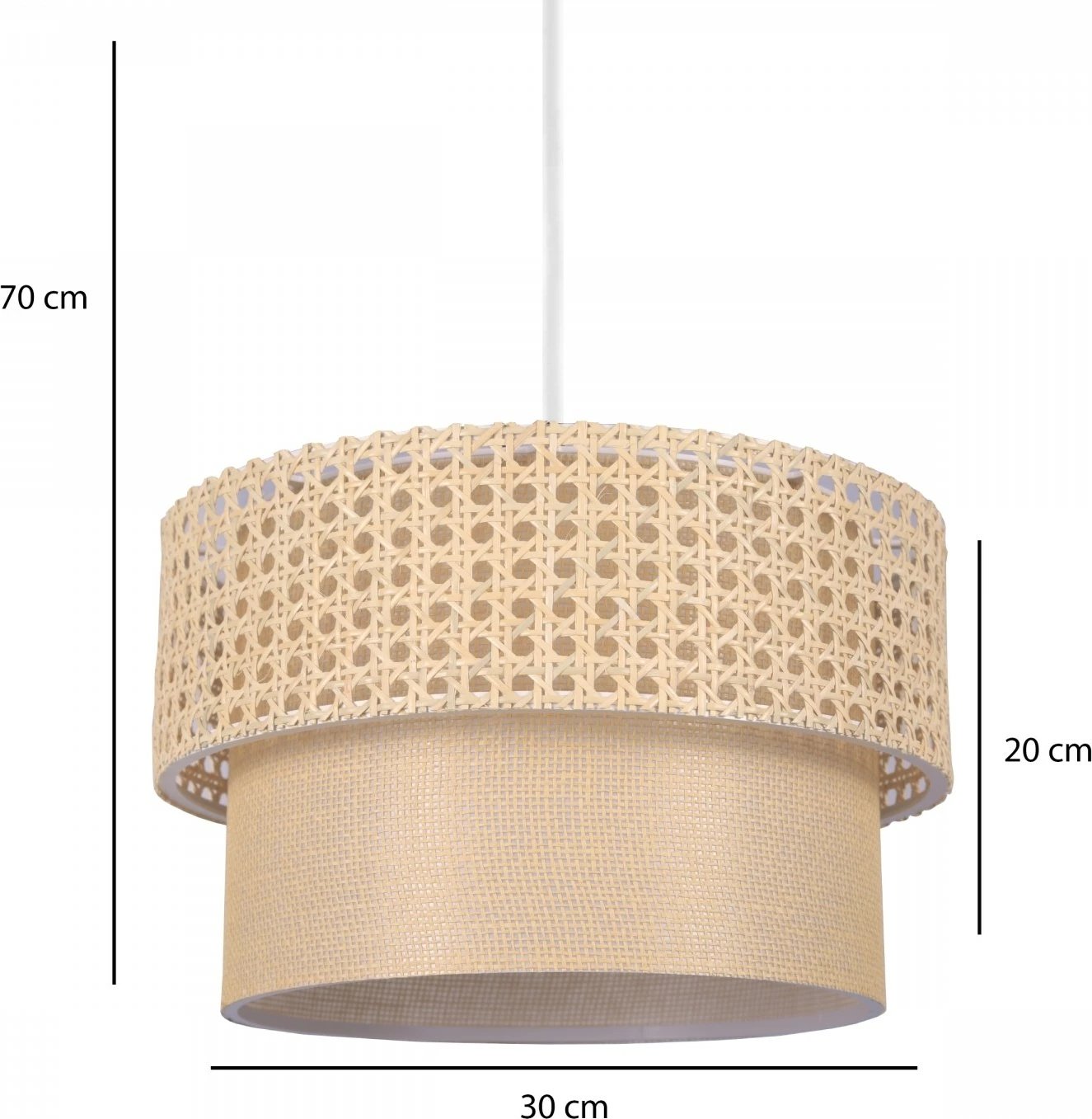 Llambë tavani Opviq, ratan, bezhë, AYD-3181