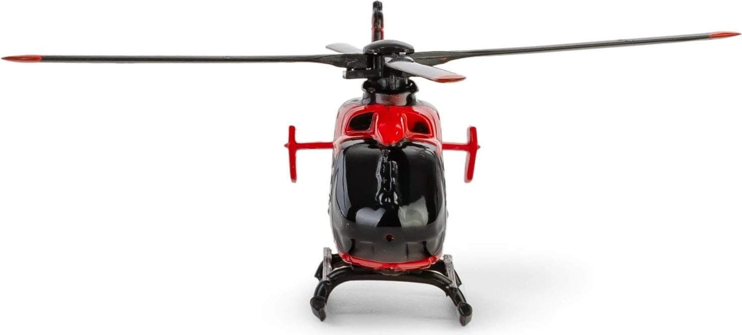 Helikopter lodër Daffi AIRBUS H135, model zjarrfikës, 1:100, Kuq
