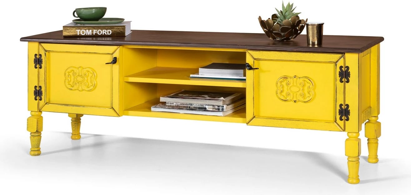 Komodë TV Hanah Home, Ada TV, e verdhë